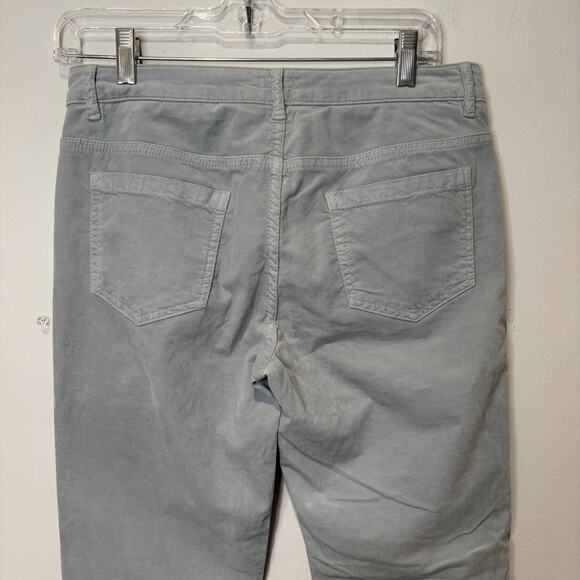 J McLaughlin Womens Size 4‎ Watson Velvet Jeans Silver Gray Pants Stretch Soft - Picture 6 of 7